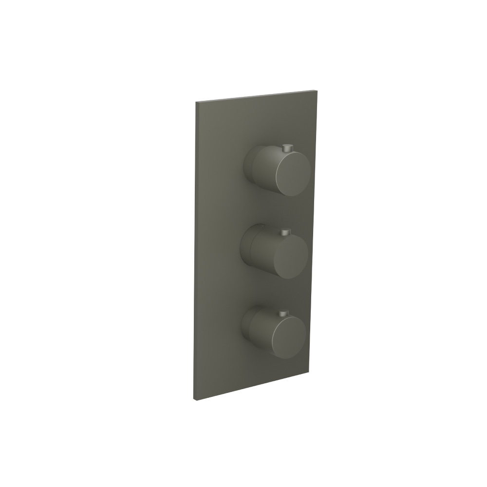 Trim For Thermostatic Valve | Gun Metal Grey