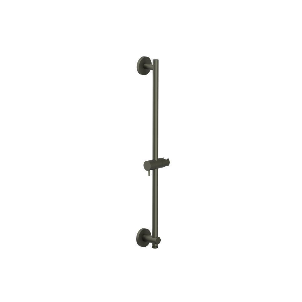 Shower Slide Bar With Integrated Wall Elbow | Gun Metal Grey
