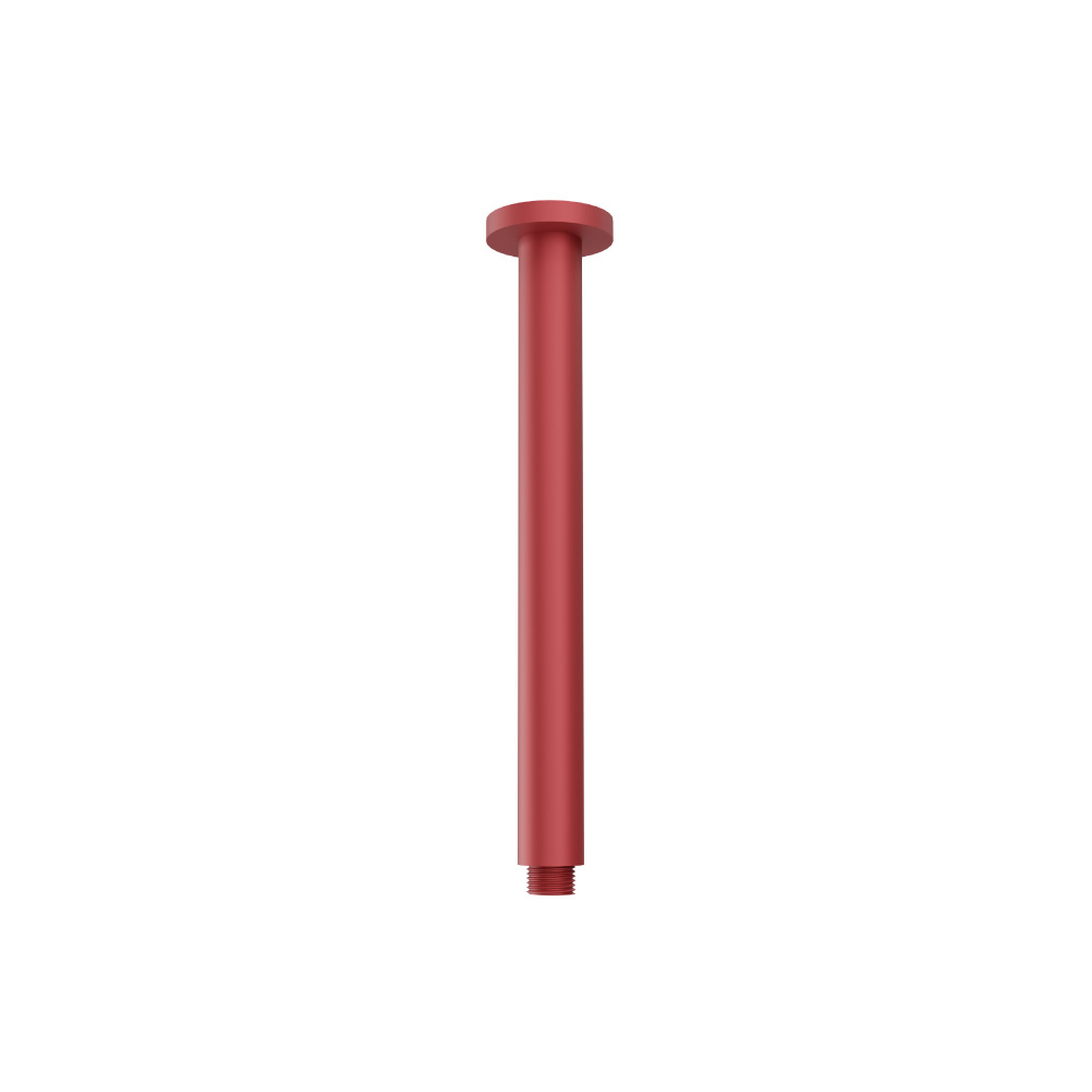 Ceiling Mount Shower Arm - 8" | Deep Red
