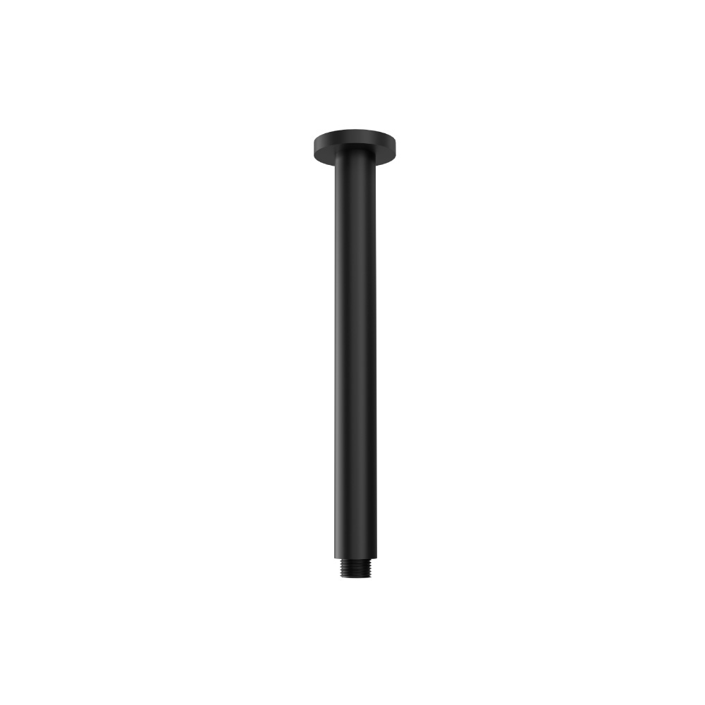 Ceiling Mount Shower Arm - 8" | Gloss Black