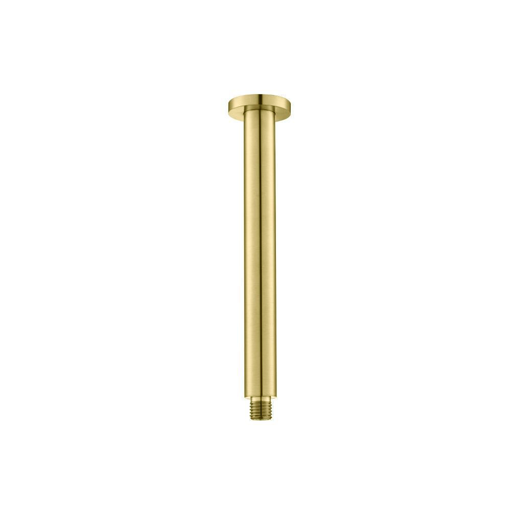 Ceiling Mount Shower Arm - 8" | Satin Brass PVD