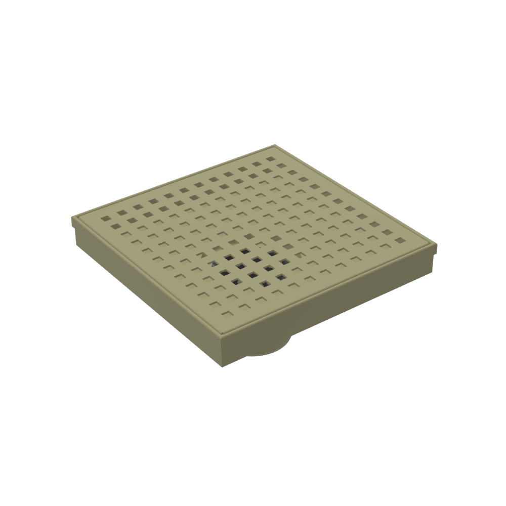 6" Decorative Floor Drain with 2" Outlet | Light Verde