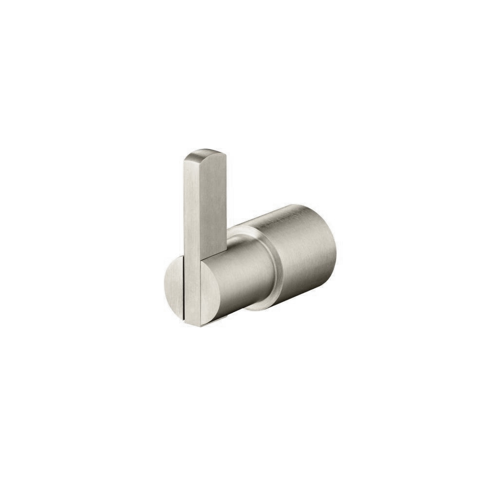 Brass Bathroom Towel / Robe Hook | Brushed Nickel PVD