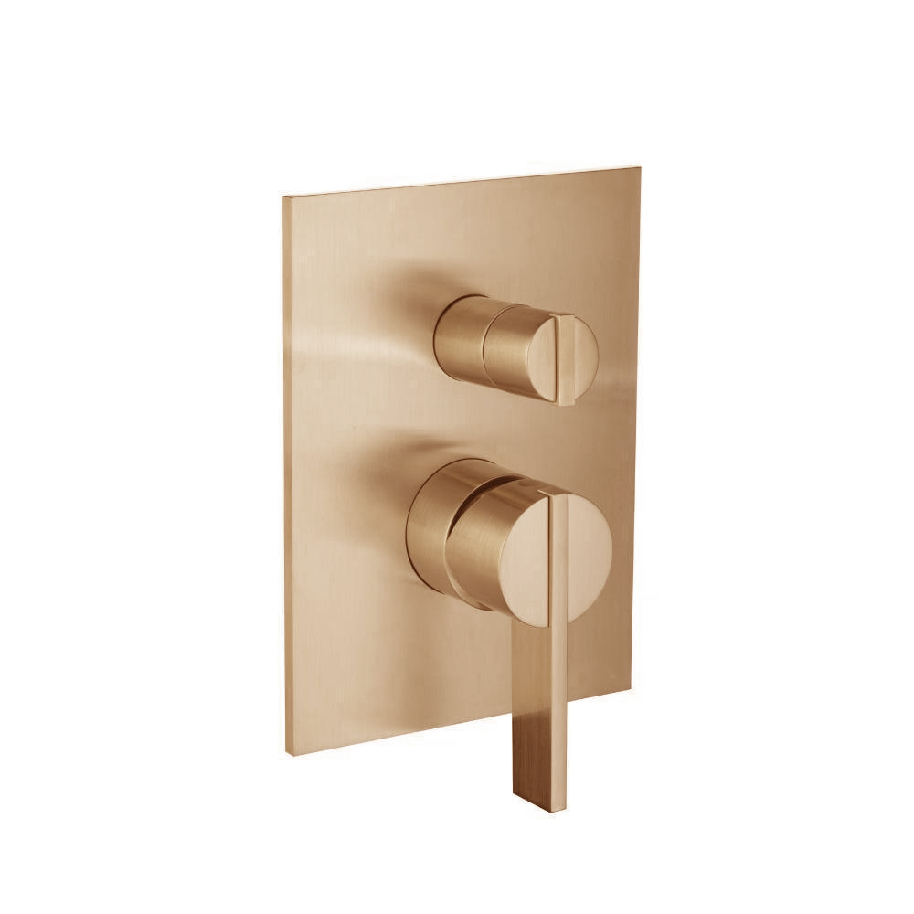 Tub / Shower Trim - 2-Output | Brushed Bronze PVD