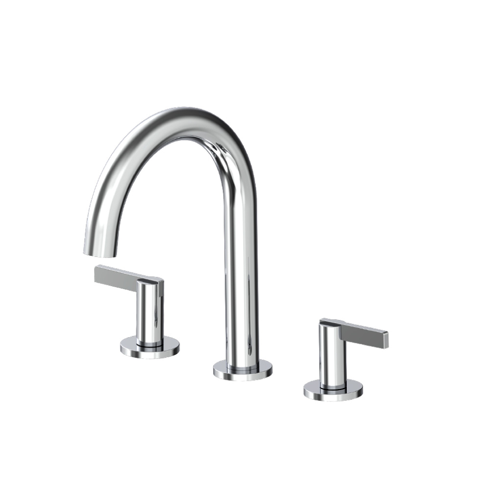 3 Hole Deck Mount Roman Tub Faucet | Chrome