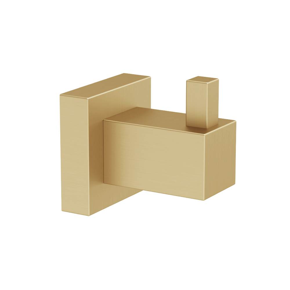Brass Bathroom Towel / Robe Hook | Satin Brass PVD
