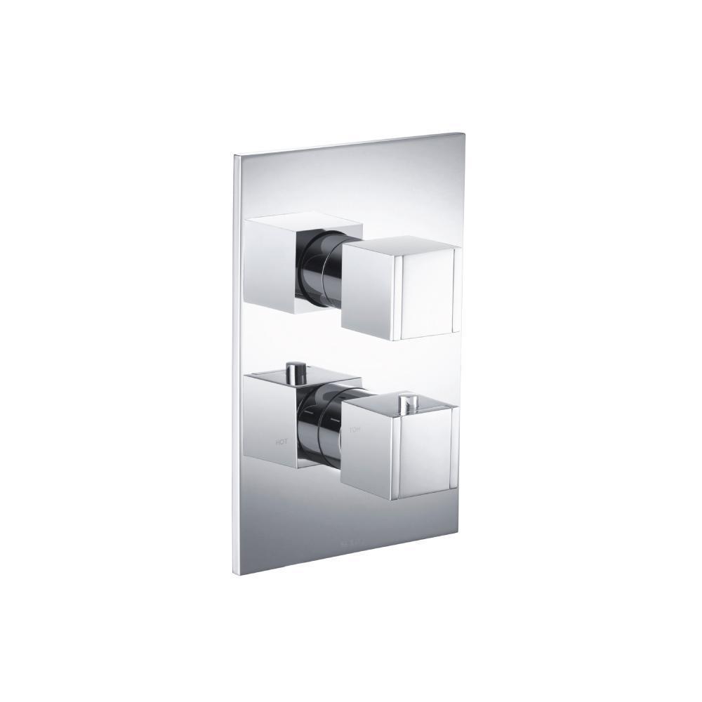 3/4" Thermostatic Valve & Trim - 3 Output | Chrome