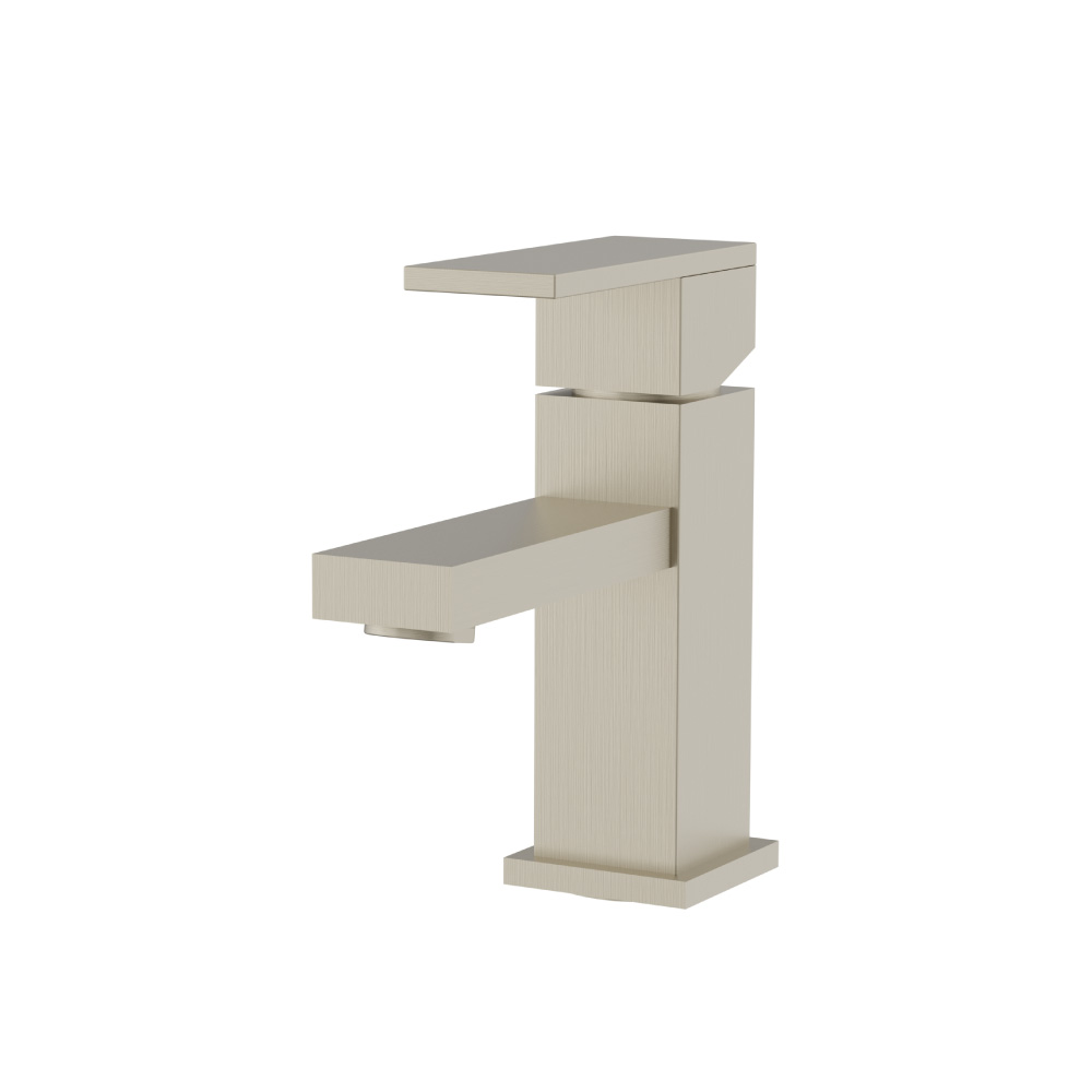 Single Hole Bathroom Faucet | Brushed Nickel PVD