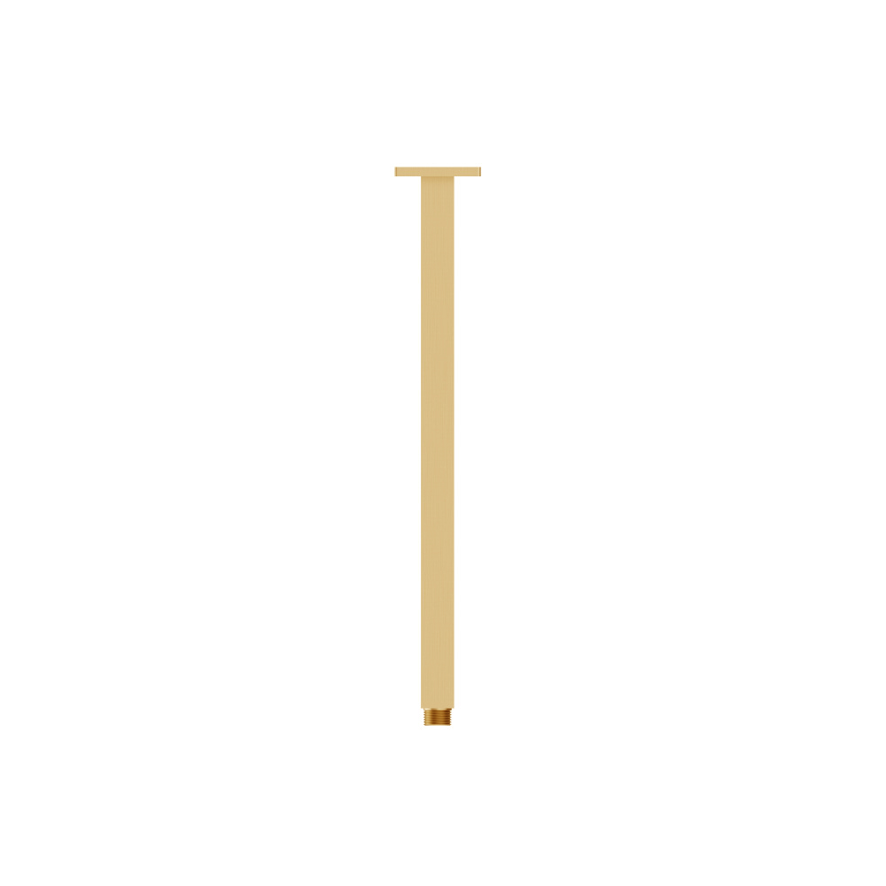Ceiling Mount Square Shower Arm Extender - 16" | Brushed Bronze PVD