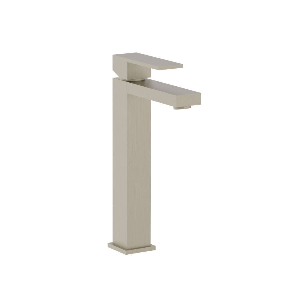 Single Hole Vessel Faucet | Brushed Nickel PVD