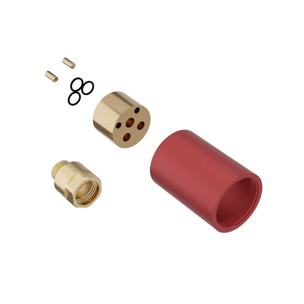 0.9" Extension Kit - For Use with 160.1800, 150.1800, 260.1800 | Deep Red