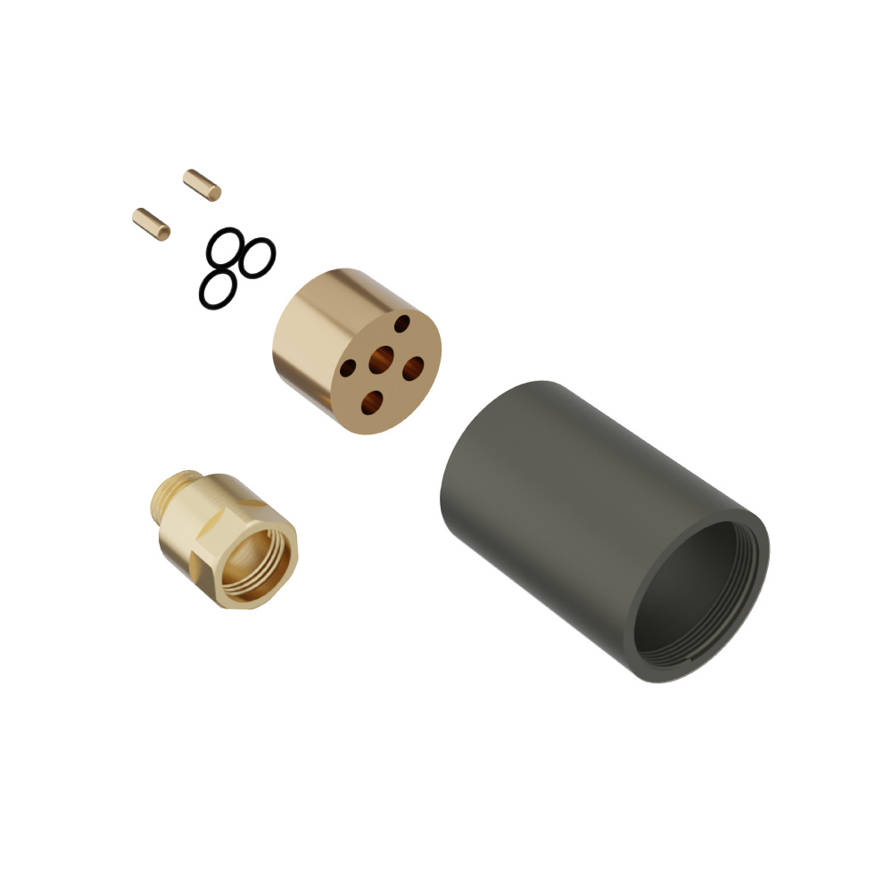 0.9" Extension Kit - For Use with 160.1800, 150.1800, 260.1800 | Gun Metal Grey