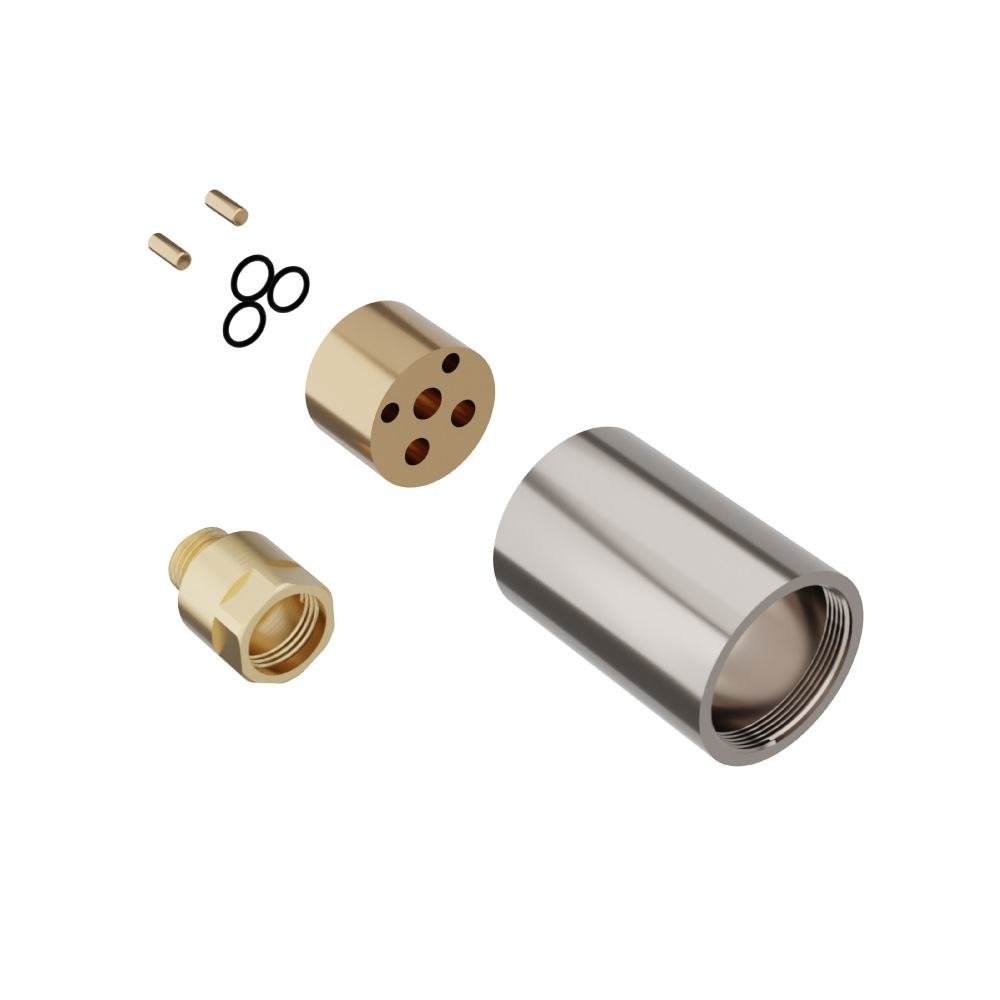 0.9" Extension Kit - For Use with 160.1800, 150.1800, 260.1800 | Polished Nickel PVD