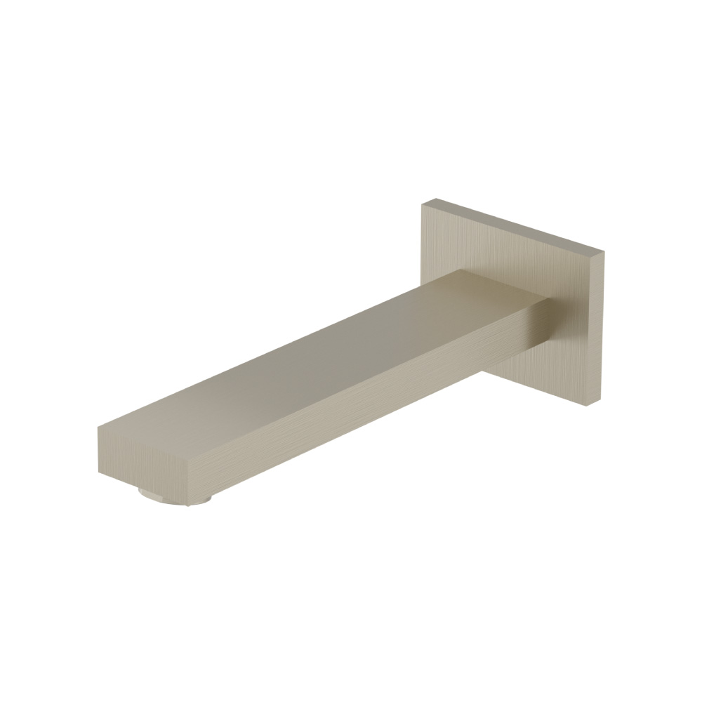 Wall Mount Non Diverting Tub Spout | Brushed Nickel PVD