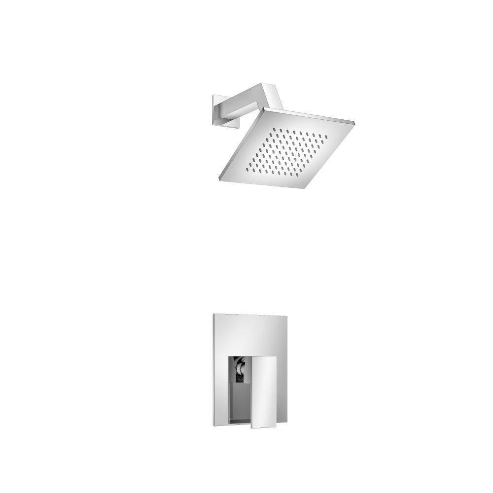 Single Output Shower Set With Brass Shower Head & Arm | Chrome