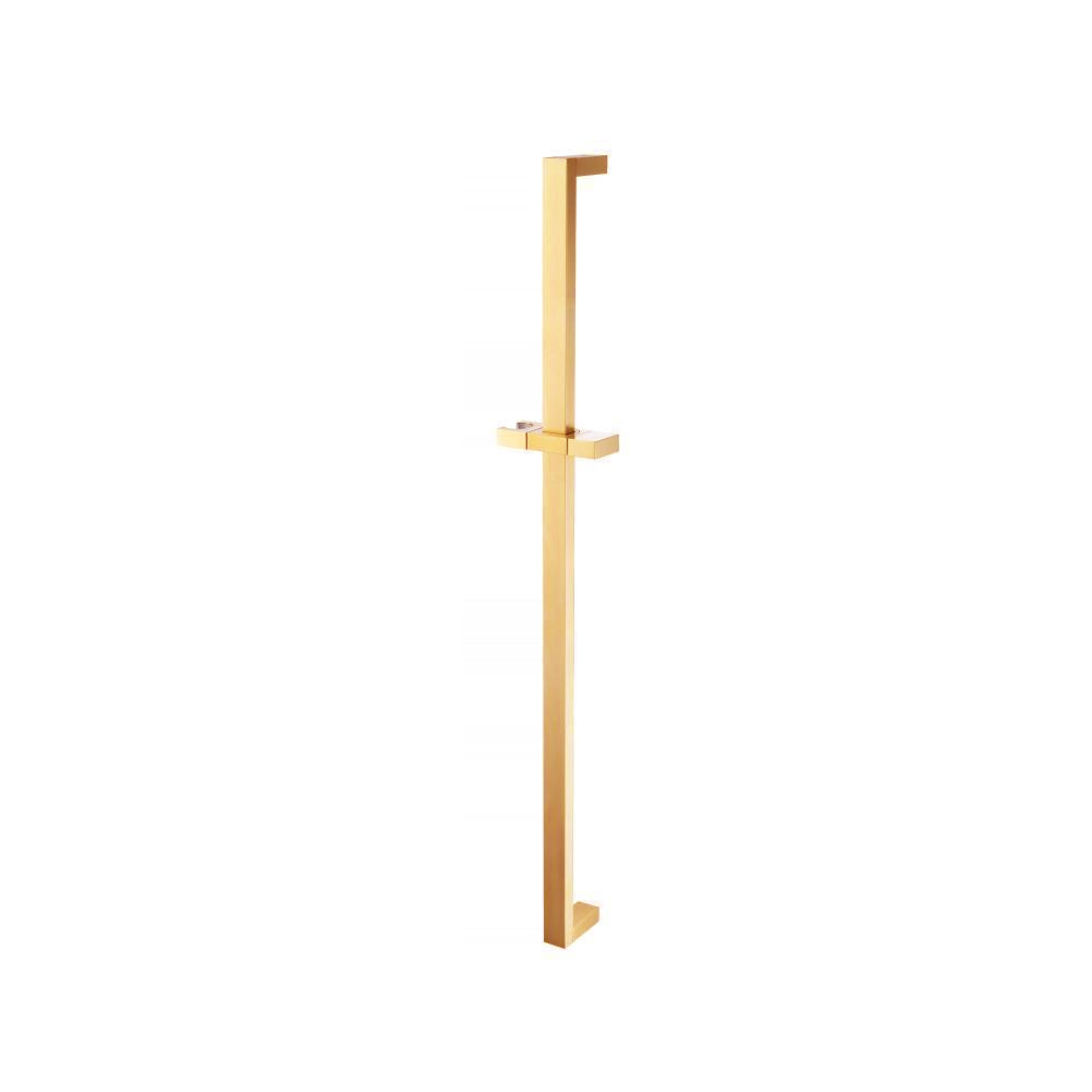 Square Shower Slide Bar | Brushed Bronze PVD