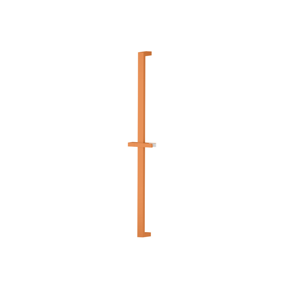 Square Shower Slide Bar | Terracotta Orange