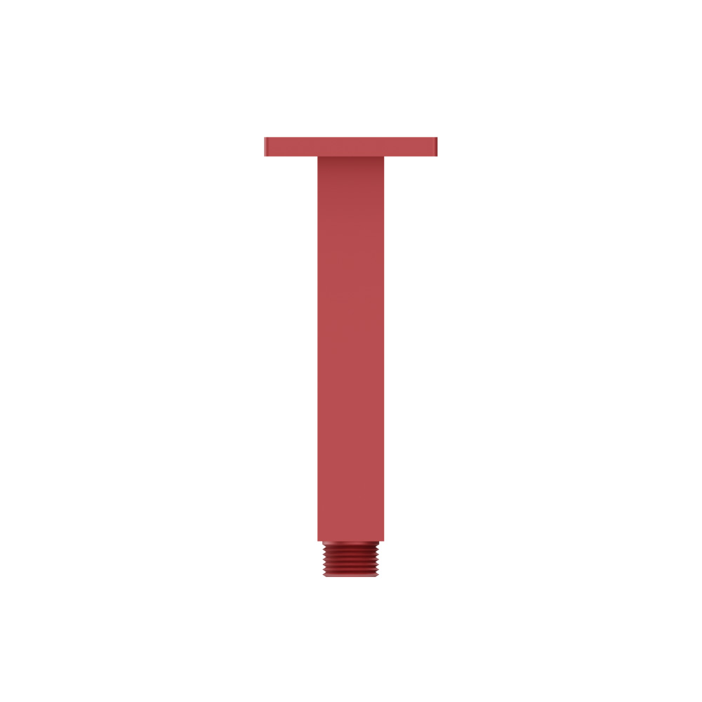 Ceiling Mount Shower Arm - 6" | Deep Red