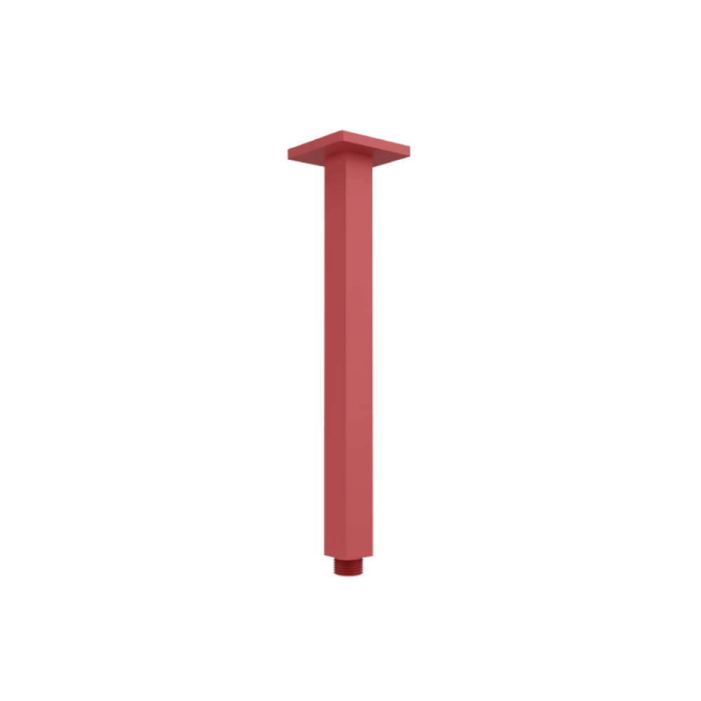 Ceiling Mount Shower Arm - 8" | Deep Red