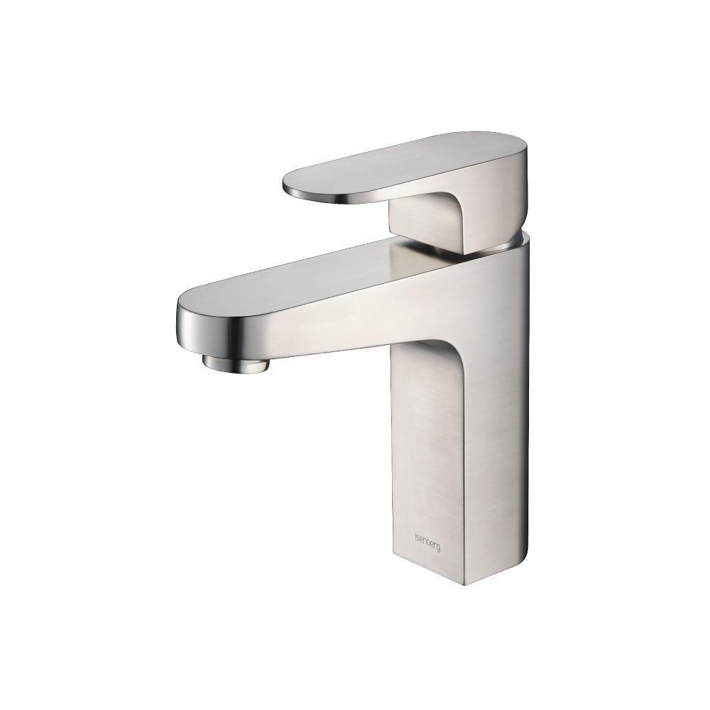Single Hole Bathroom Faucet | Brushed Nickel PVD