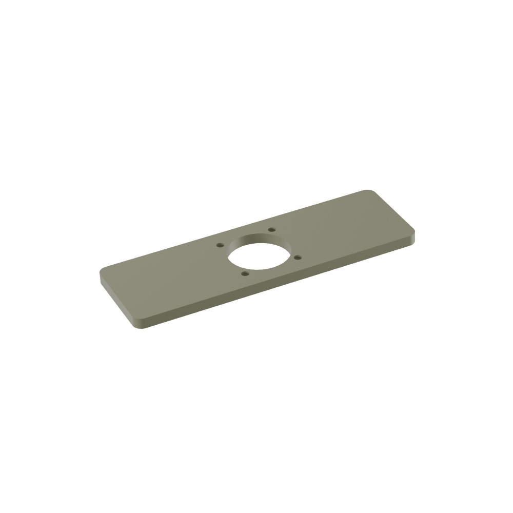 Base Plate - 4" Centerset to Single-Hole Faucet Conversion | Army Green
