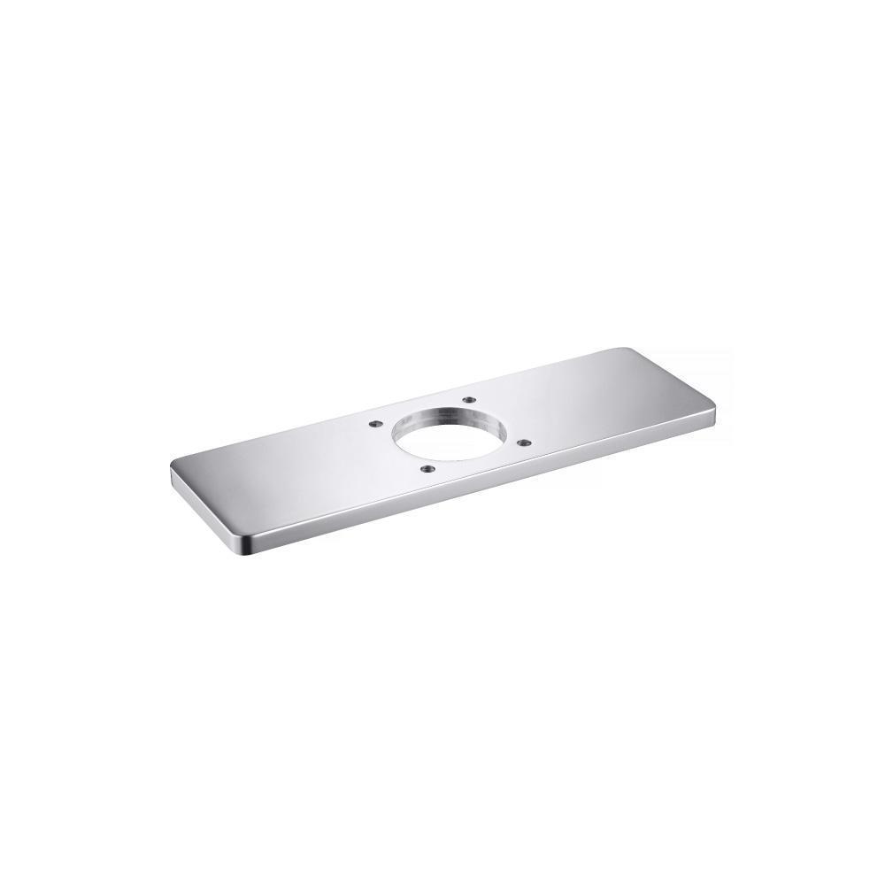 Base Plate - 4" Centerset to Single-Hole Faucet Conversion | Chrome