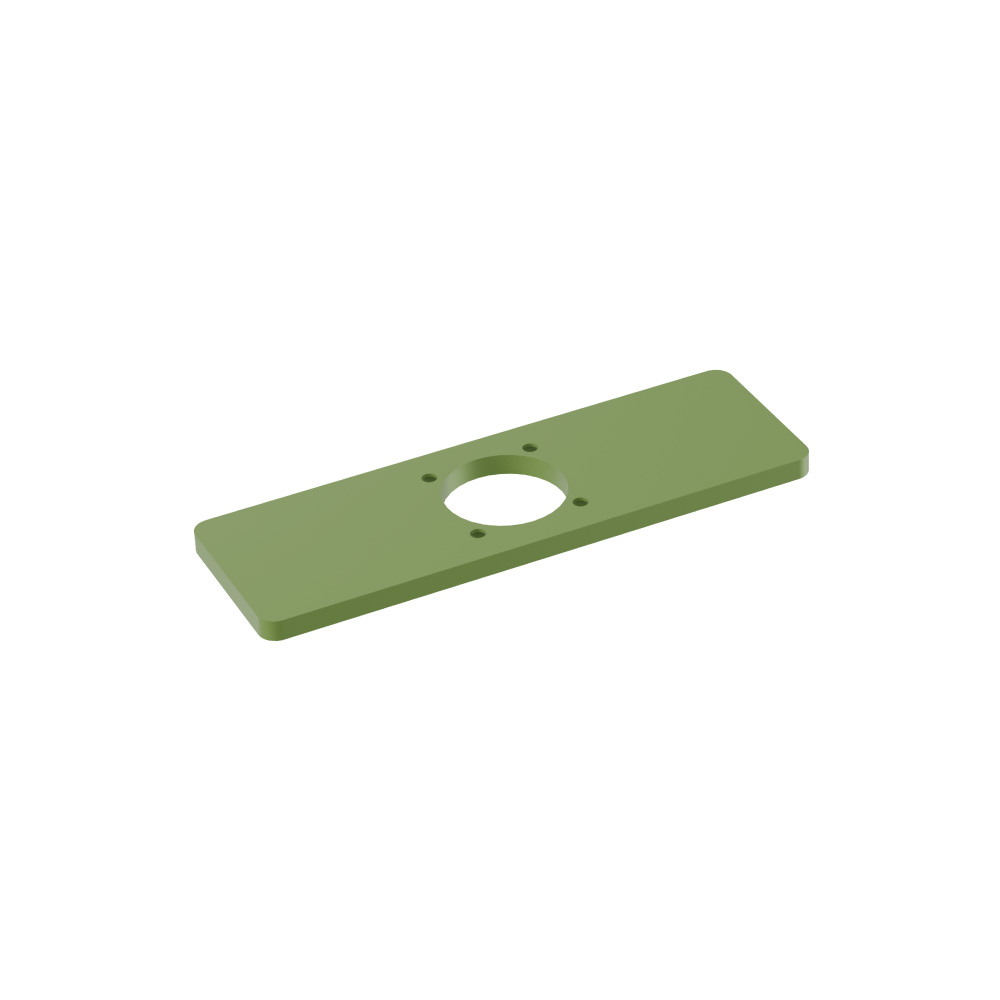 Base Plate - 4" Centerset to Single-Hole Faucet Conversion | Flusso Green