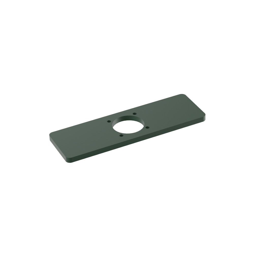 Base Plate - 4" Centerset to Single-Hole Faucet Conversion | Leaf Green
