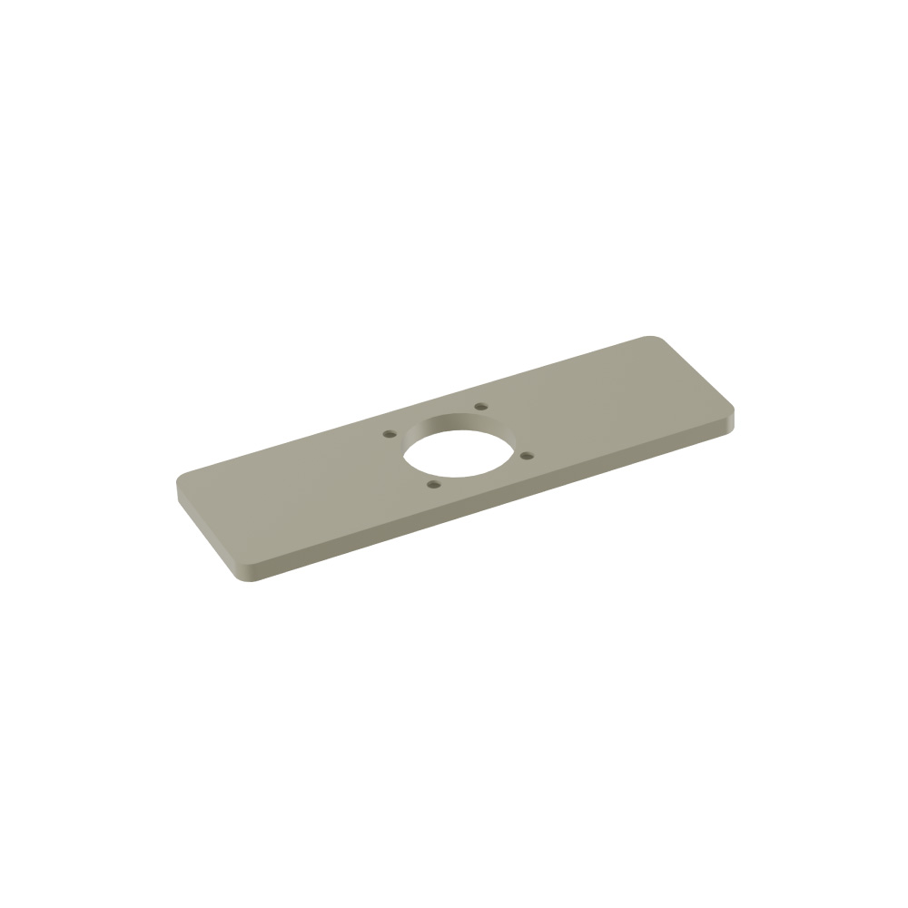 Base Plate - 4" Centerset to Single-Hole Faucet Conversion | Light Verde
