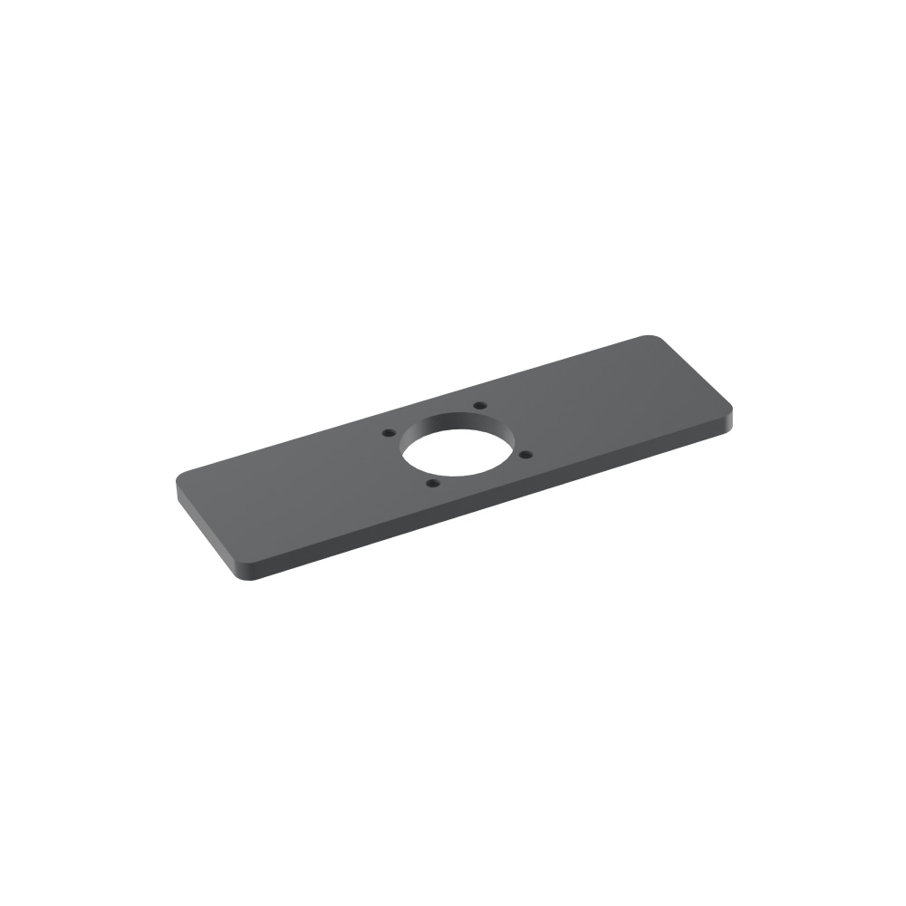 Base Plate - 4" Centerset to Single-Hole Faucet Conversion | Rock Grey