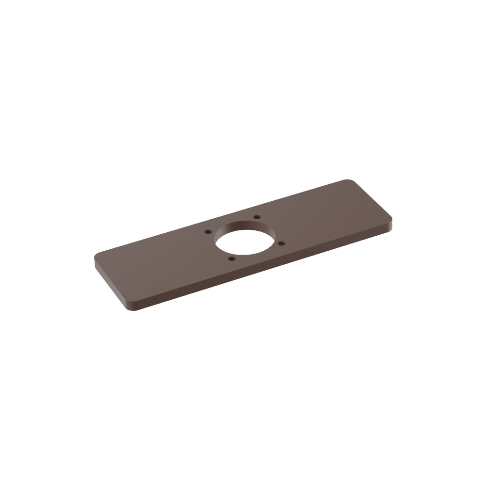 Base Plate - 4" Centerset to Single-Hole Faucet Conversion | Vortex Brown