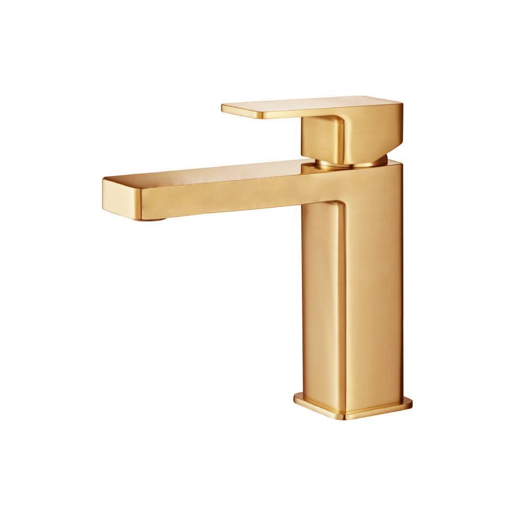 Single Hole Bathroom Faucet | Brushed Bronze PVD