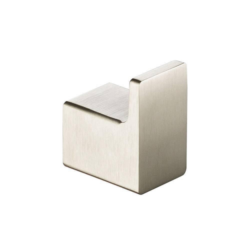 Brass Bathroom Towel / Robe Hook | Brushed Nickel PVD