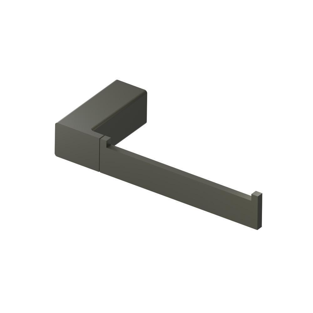 Brass Toilet Paper Holder | Dark Green