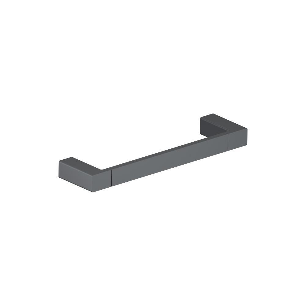 Brass Towel Ring / Mini Towel Bar - 10" | Rock Grey