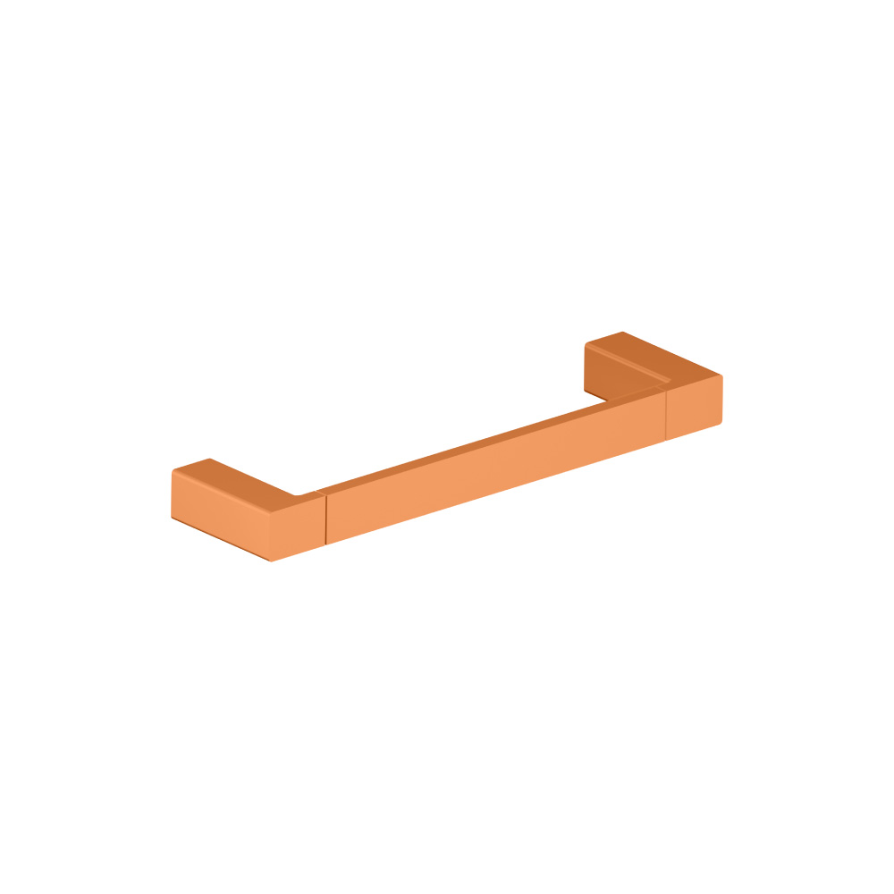Brass Towel Ring / Mini Towel Bar - 10" | Terracotta Orange