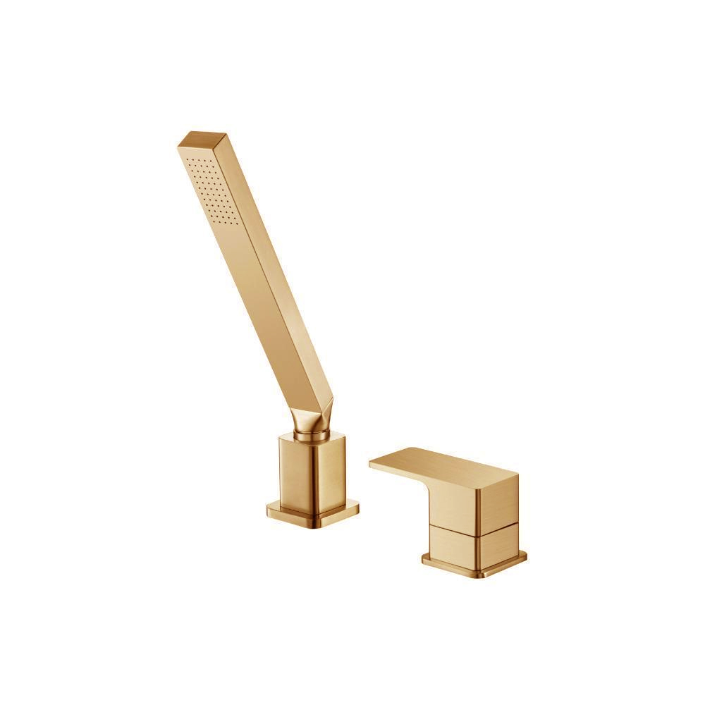 Deck Diverter With Holder & Hose | Brushed Bronze PVD