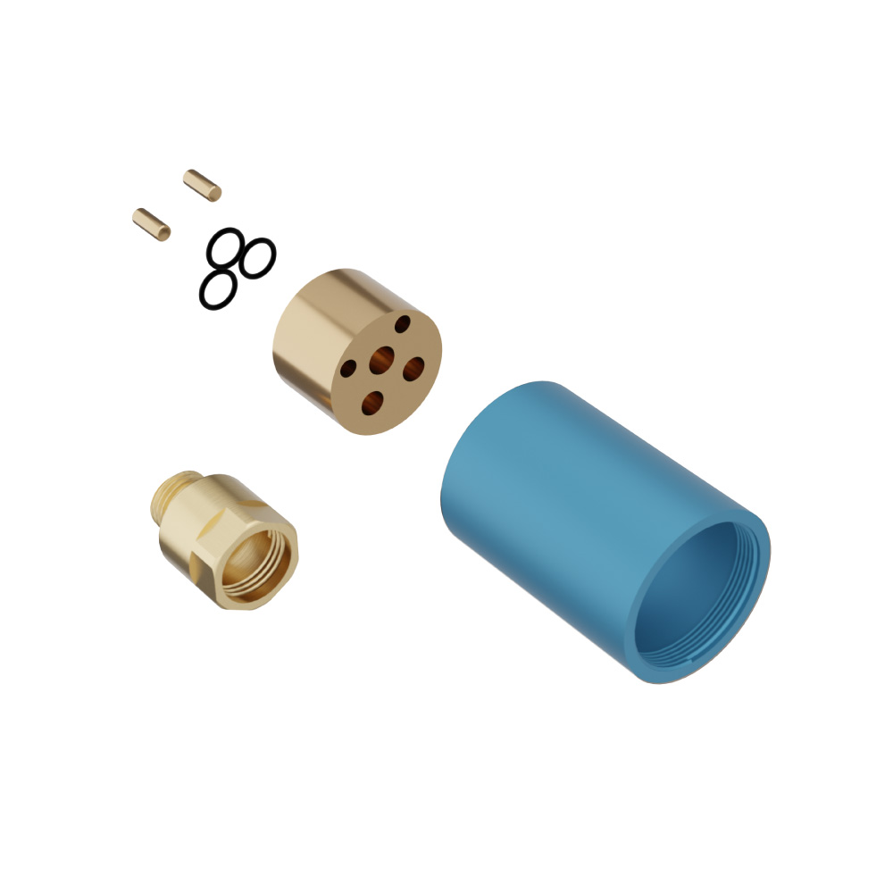 0.9" Extension Kit - For Use with 196.1800 | Sky Blue