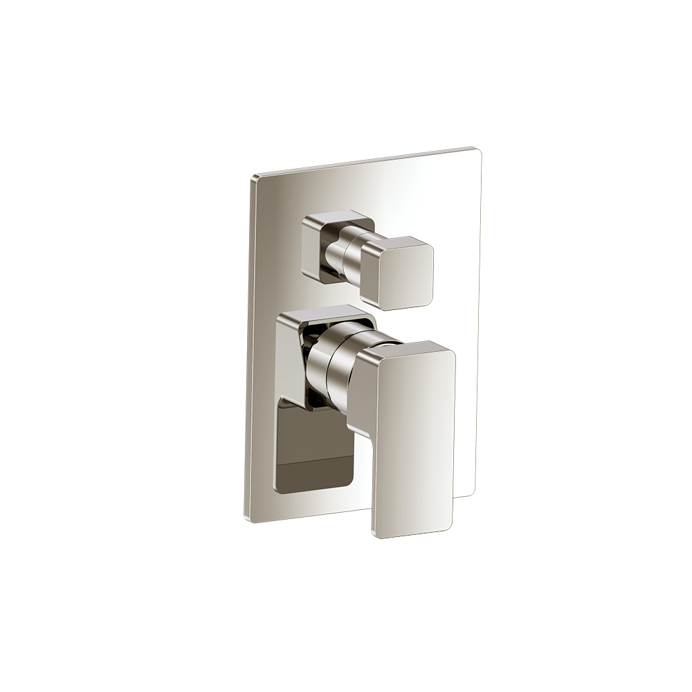 Tub / Shower Trim With Pressure Balance Valve - 2-Output | Polished Nickel PVD