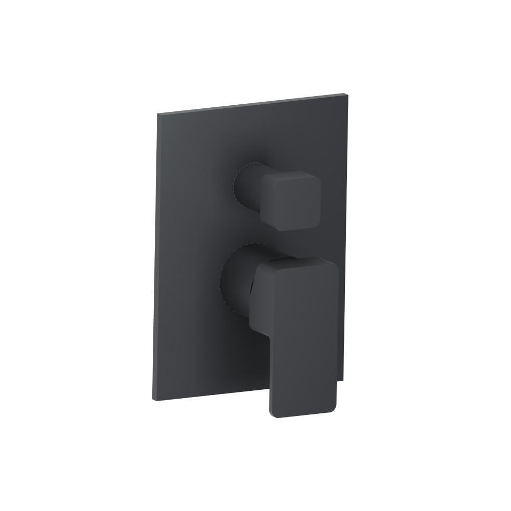 Tub / Shower Trim With Pressure Balance Valve - 2-Output | Rock Grey