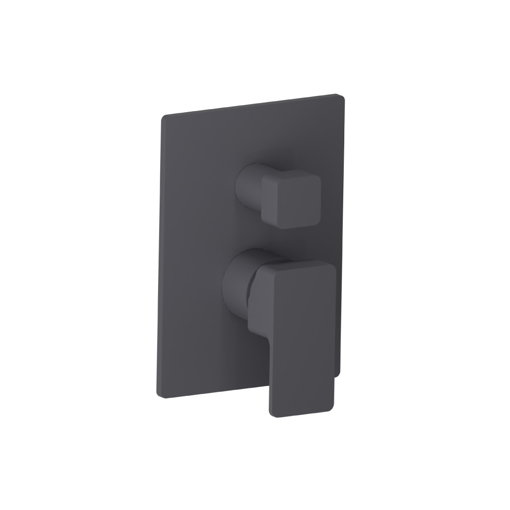 Tub / Shower Trim - 2-Output | Dark Grey