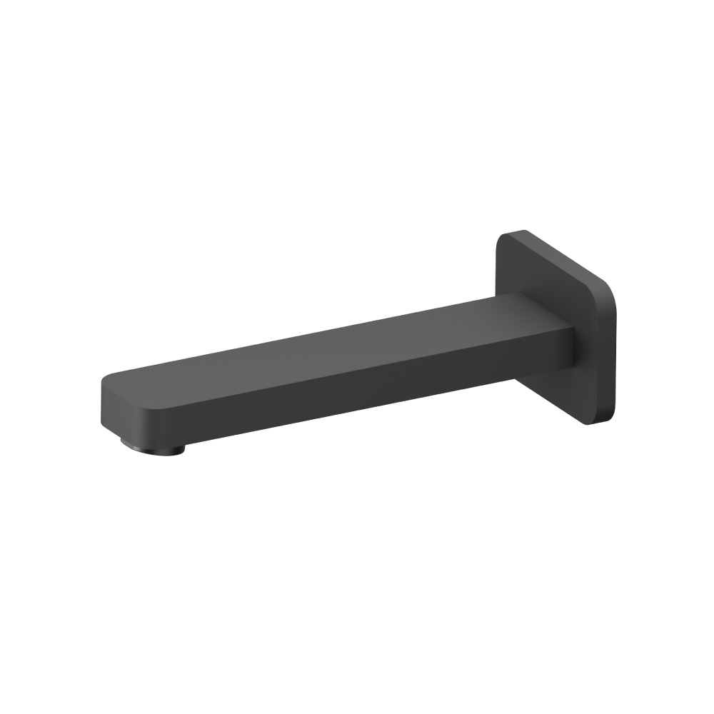Wall Mount Non Diverting Tub Spout | Matte Black