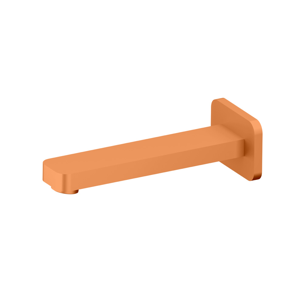 Wall Mount Non Diverting Tub Spout | Terracotta Orange
