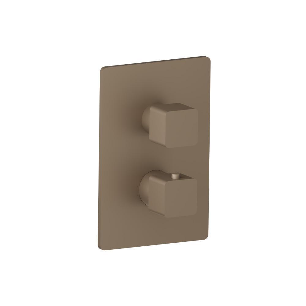 3/4" Thermostatic Shower Valve & Trim - 1 Output | Dark Tan