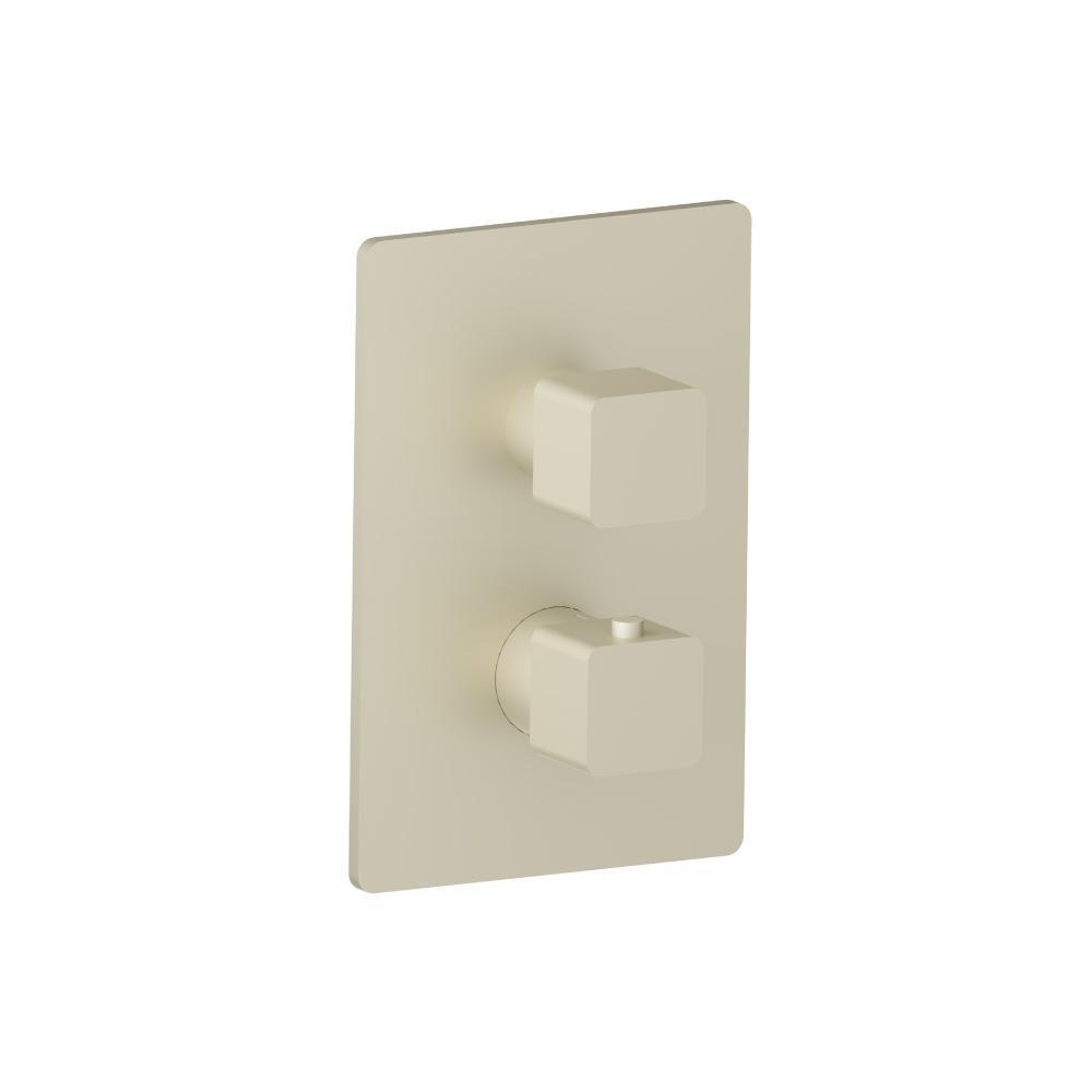 3/4" Thermostatic Shower Valve & Trim - 1 Output | Light Tan