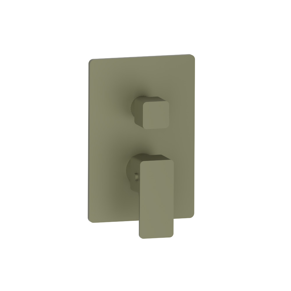 3/4" Thermostatic Valve With Trim - 3 Output | Army Green