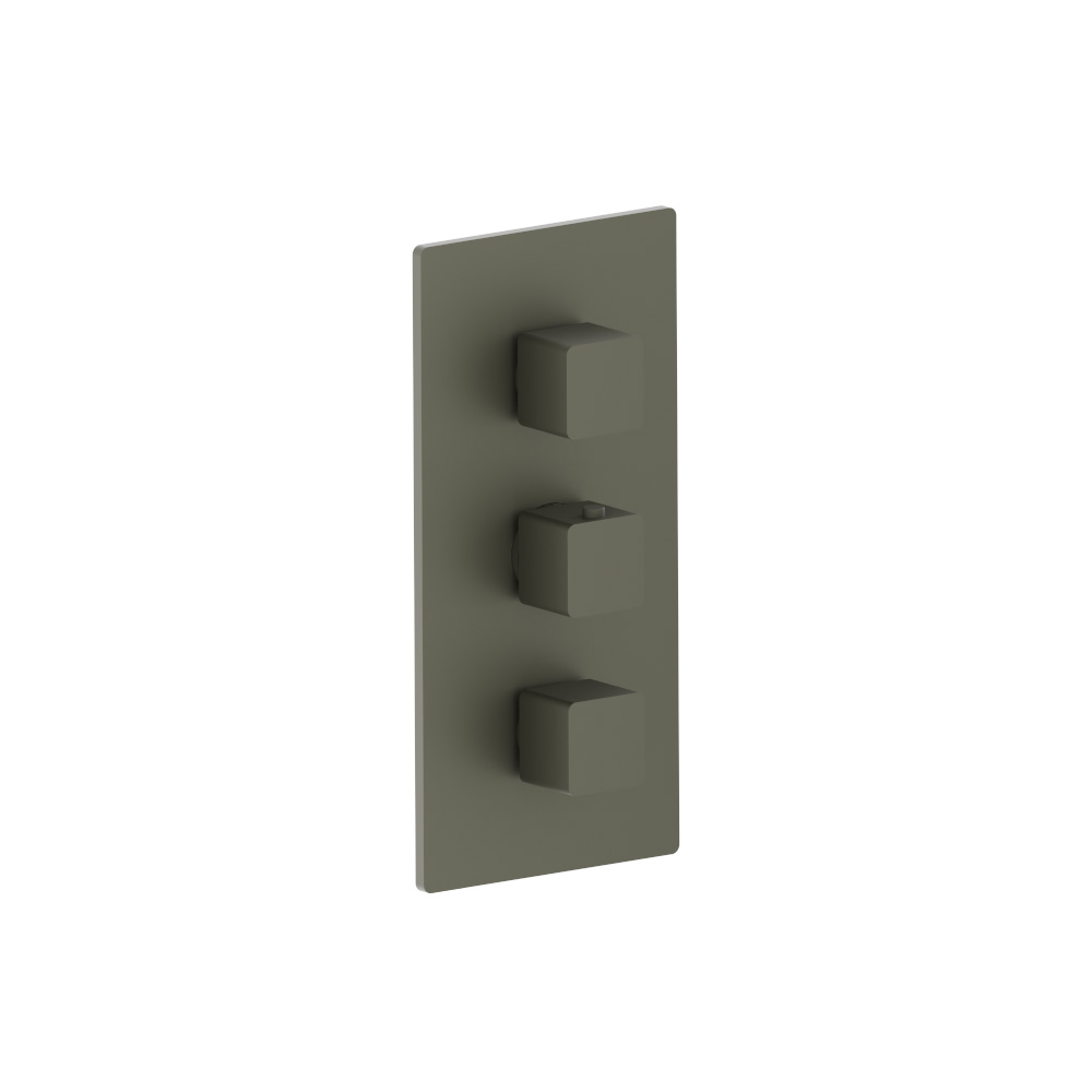 3/4" Thermostatic Valve & Trim - 4 Output | Gun Metal Grey