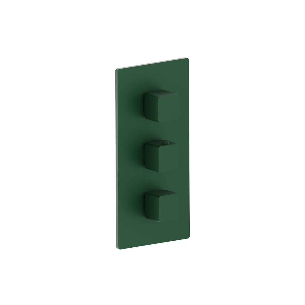 3/4" Thermostatic Valve & Trim - 4 Output | Leaf Green