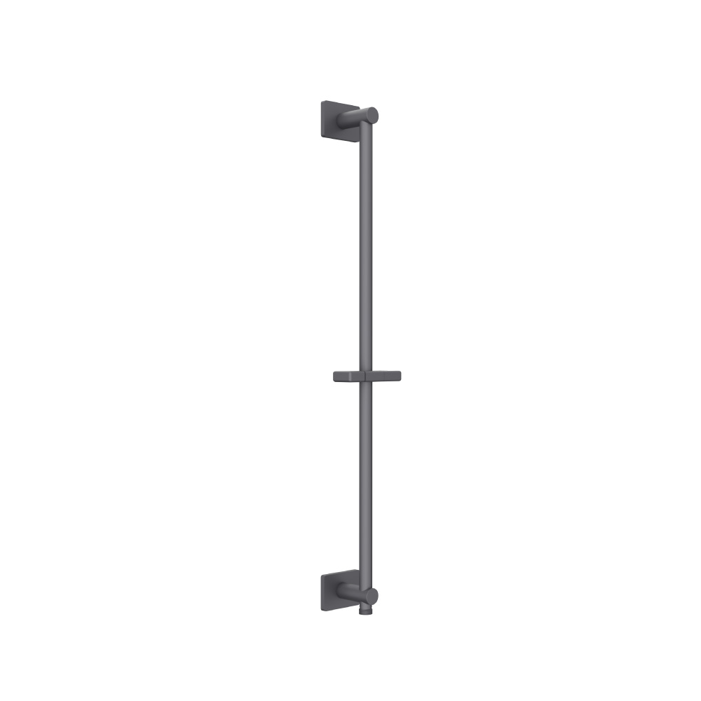 Shower Slide Bar With Integrated Wall Elbow | Dark Grey