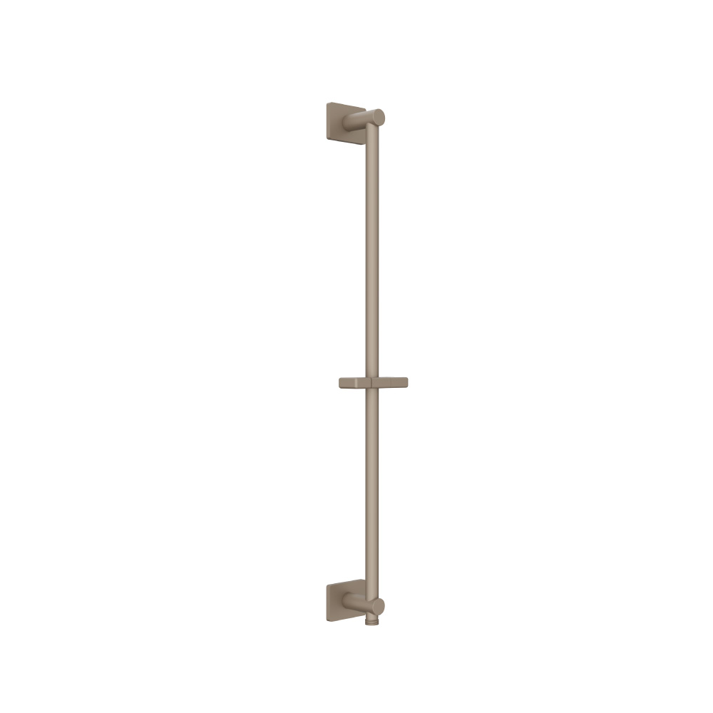 Shower Slide Bar With Integrated Wall Elbow | Dark Tan